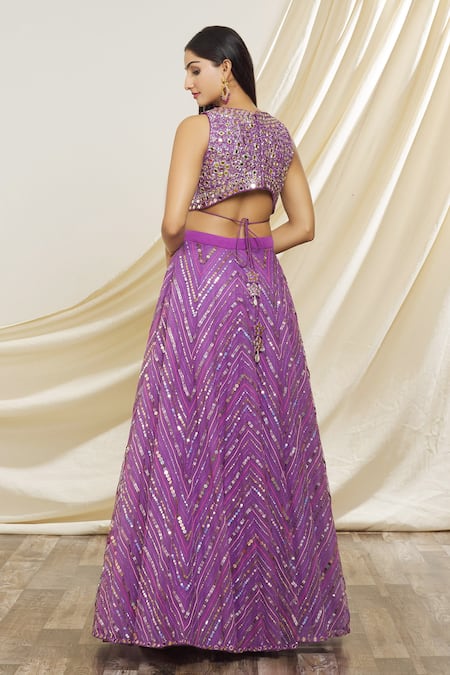 Yoshita Couture Sabrina Embroidered Lehenga Set 
