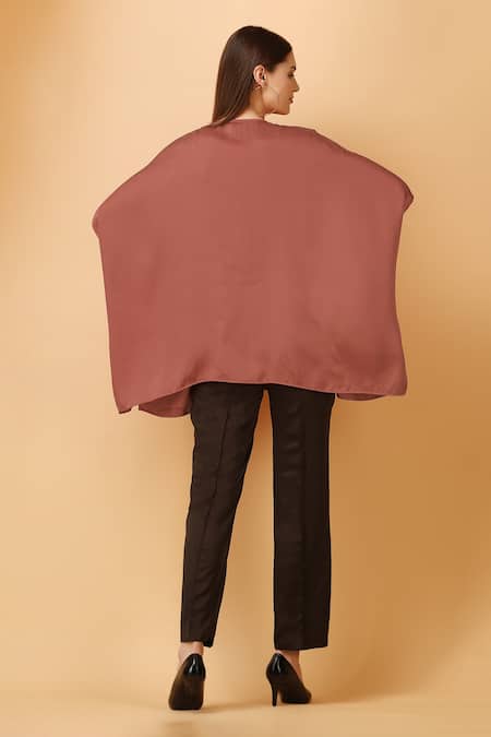 Shop Label Ivish Beige Modal, Satin Embroidery V-neck Jewel Embellished Kaftan Set at Aza Fashions Shop_Label Ivish_Beige Modal, Satin Embroidery V-neck Jewel Embellished Kaftan Set _at_Aza_Fashions