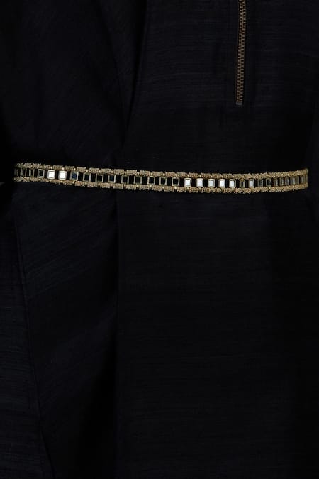 House Of Tuhina Mirror Studded Falak Belt 