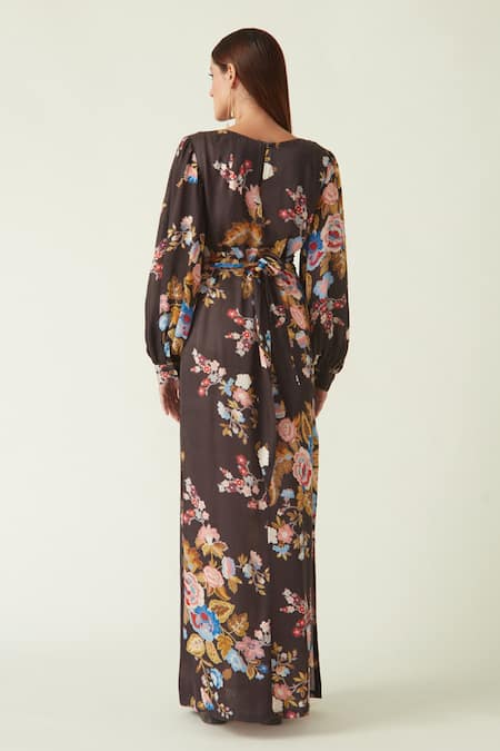 Payal Pratap Merbabu Floral Bloom Print Dress 