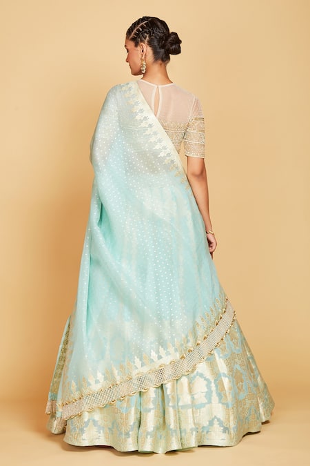 Amrin Khan Floral Pattern Lehenga Set 