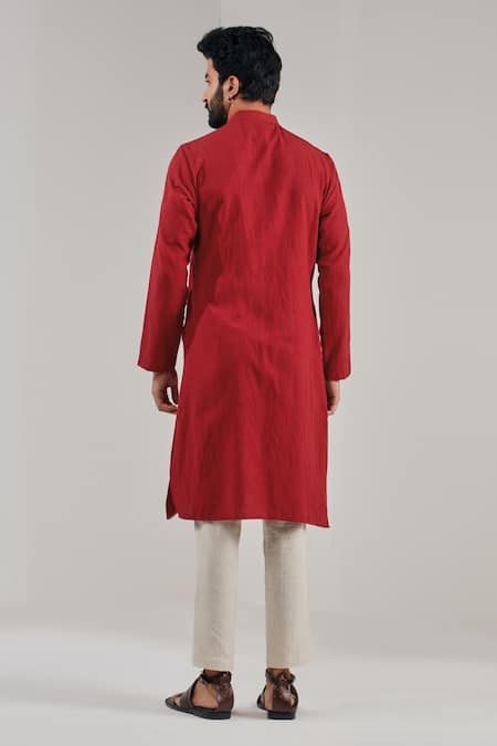 Shreyansh Designs Round Mandarin Collar Kurta 