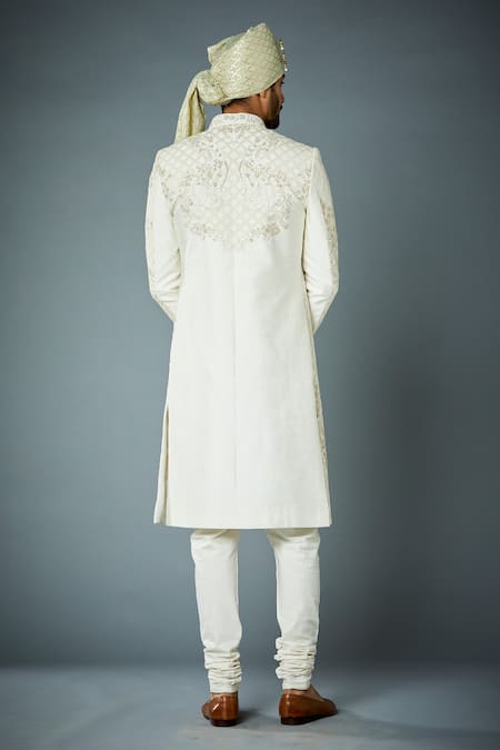 Gargee Designers Unconventional Tonal Embroidered Sherwani Set 
