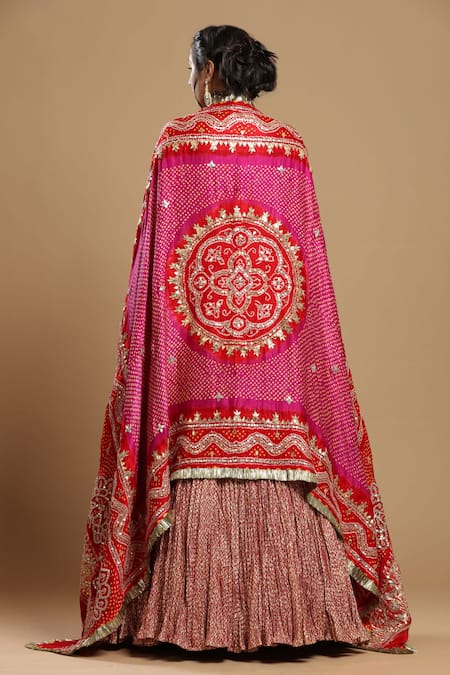 Etasha By Asha Jain Flared Lehenga Set 