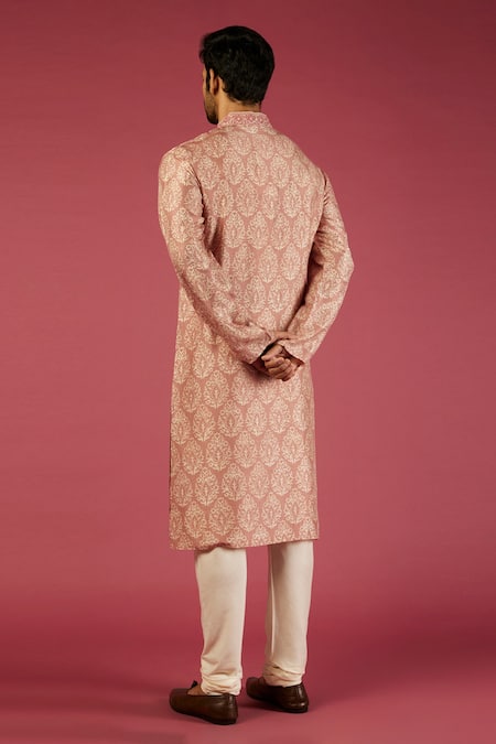 Krishna Mehta Garden Print Kurta Set 