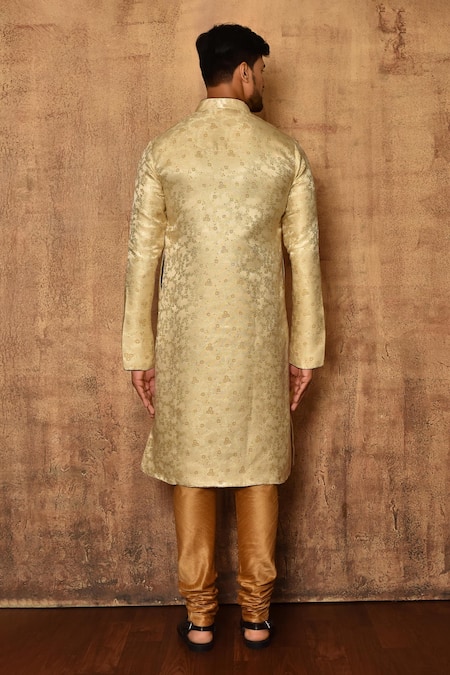 Aryavir Malhotra Floral Pattern Sherwani Set 