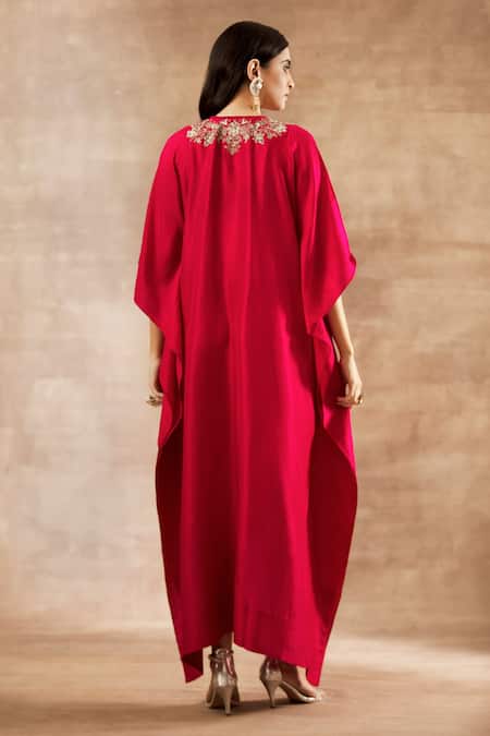 Jayanti Reddy Zardozi Embroidered Yoke Kaftan 