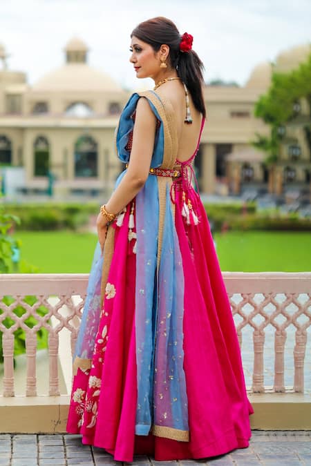 Kanj By Priyanka A Sakhuja Zairah Embroidered Lehenga Set 