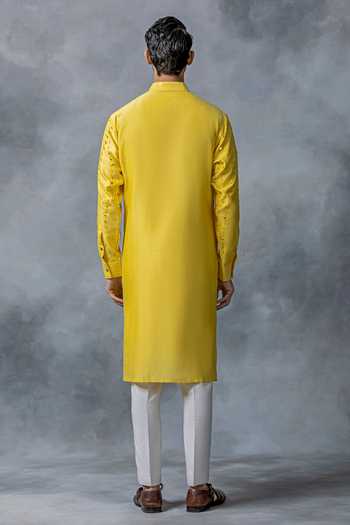 Sarab Khanijou Mirror Embroidered Kurta Set 