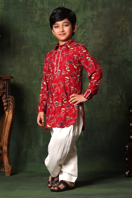 Littlecheer Floral Print Kurta & Salwar Set 