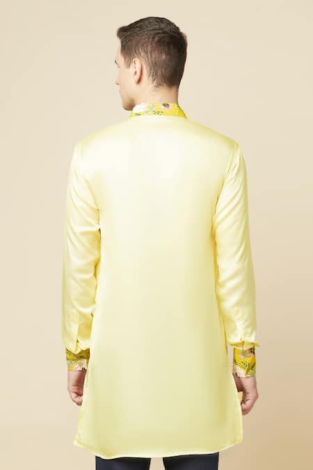 Spring Break Collar Printed Kurta 