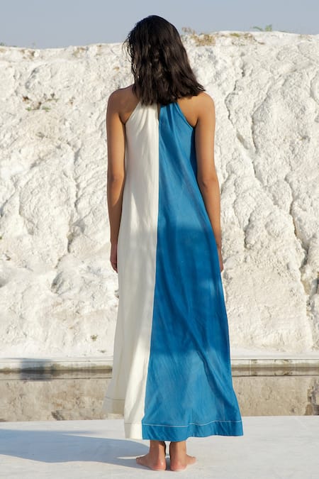 The Loom Art Colorblock Turtle Neck Dress 