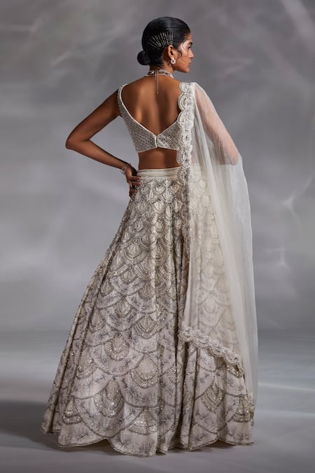 Divya Aggarwal Dorian Silk Bridal Lehenga Set 