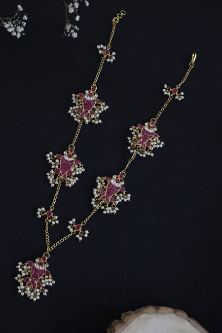 Do Taara Pink Areeha Embellished Necklace
