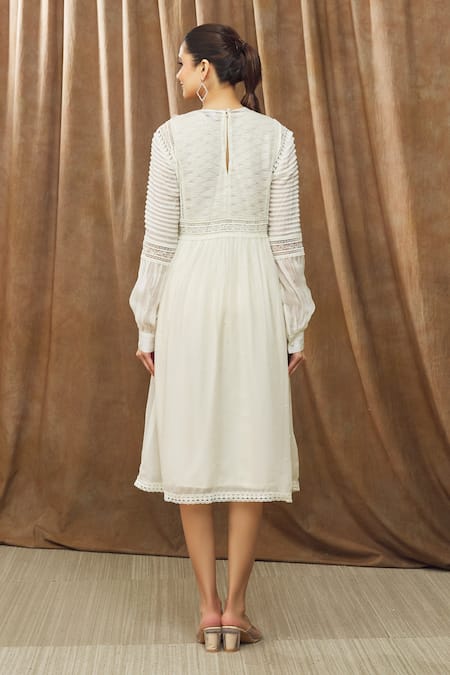 Bump Loving Angel Hand Embroidered Bodice Maternity Dress 