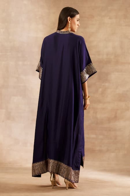 Jayanti Reddy Silk V Neck Kaftan 