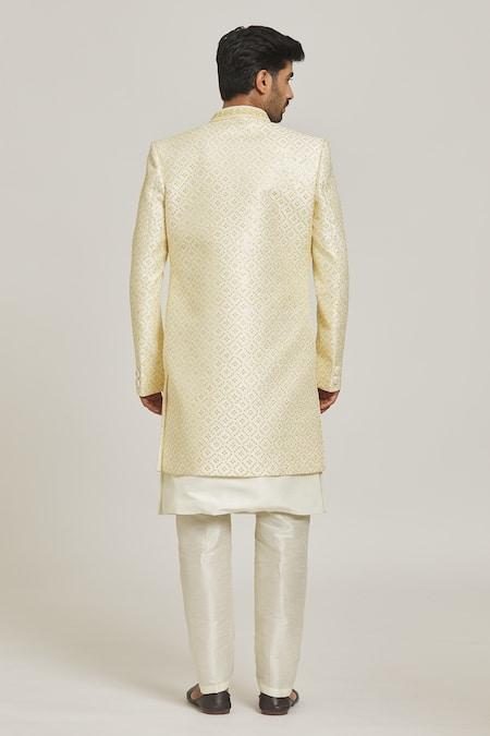 Arihant Rai Sinha Sequin Work Sherwani & Pant Set 