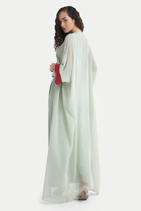 House Of Thl Jasmine Button-Down Gillet Kaftan Set 