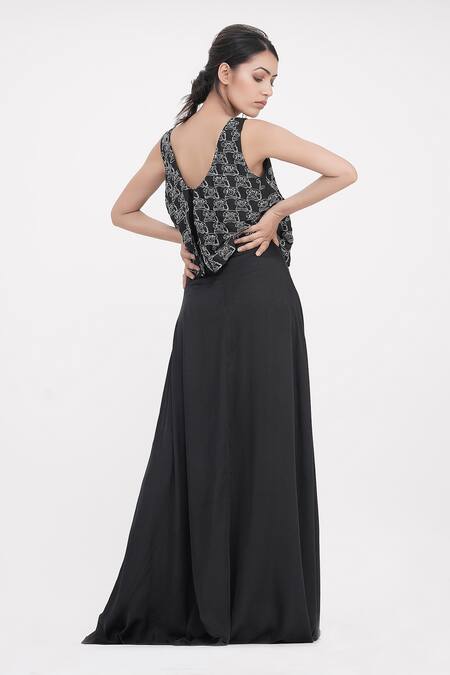 Shruti S Embroidered Panelled Dress 