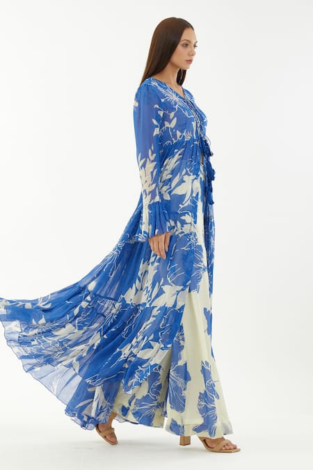 Koai Chiffon Floral Pattern Pant For Kids