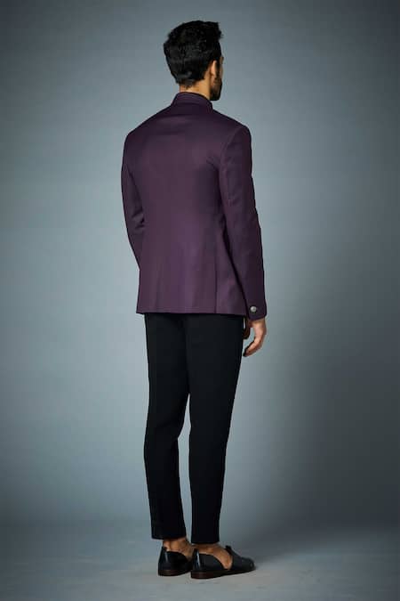 Gargee Designers Pintuck Detail Bandhgala Set 