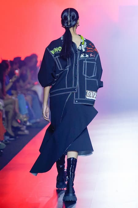 Shahin Mannan Good Times Roll Oversized Jacket 