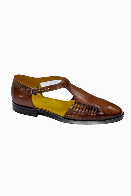 Amrit Dawani Plain Toe Oxford Sandals 
