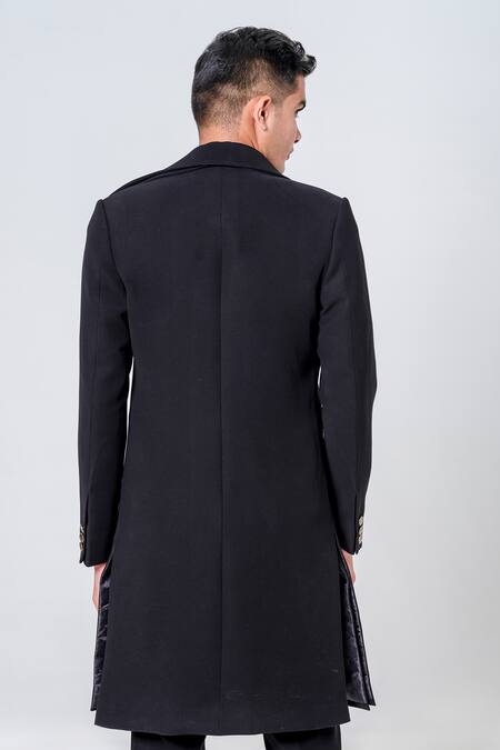 Amrit Dawani Patch Pocket Embroidered Sherwani With Trouser 