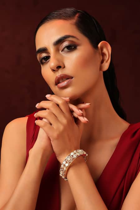 Swabhimann Polki Embellished Kada 