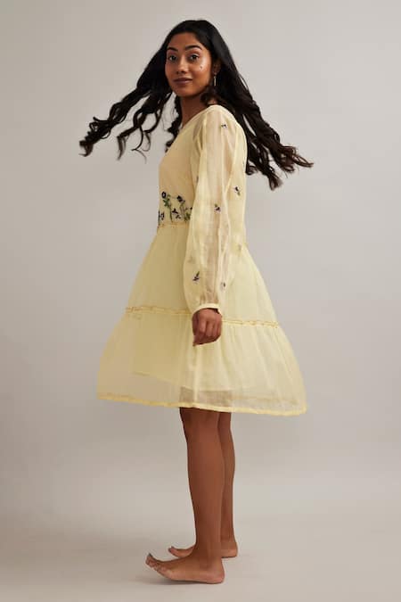 Pallavi Kandoi Tiered Short Dress 