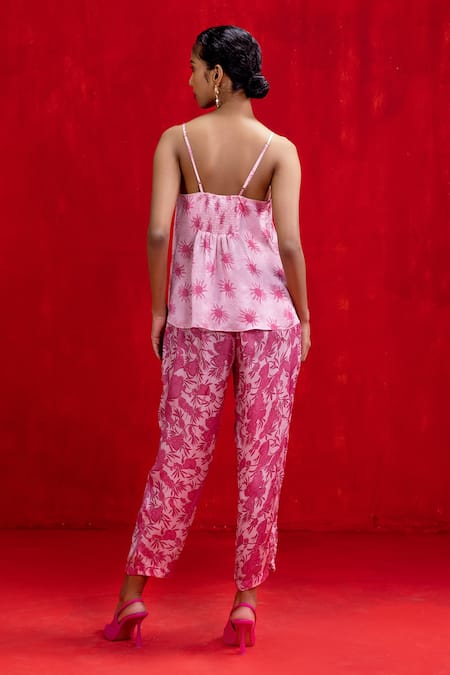 Kauza Taki Fizz Printed Spaghetti Top 