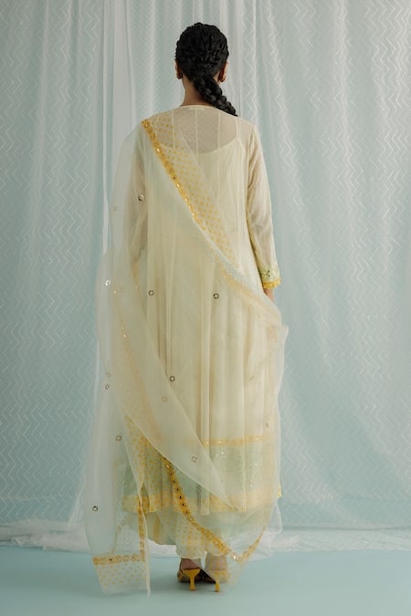 Surbhi Gupta Geometric Print Anarkali Set 