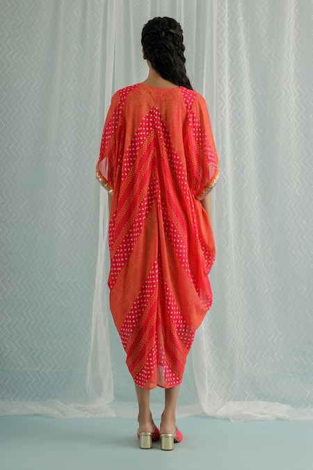 Surbhi Gupta Cocoon Hand Block Print Dress 