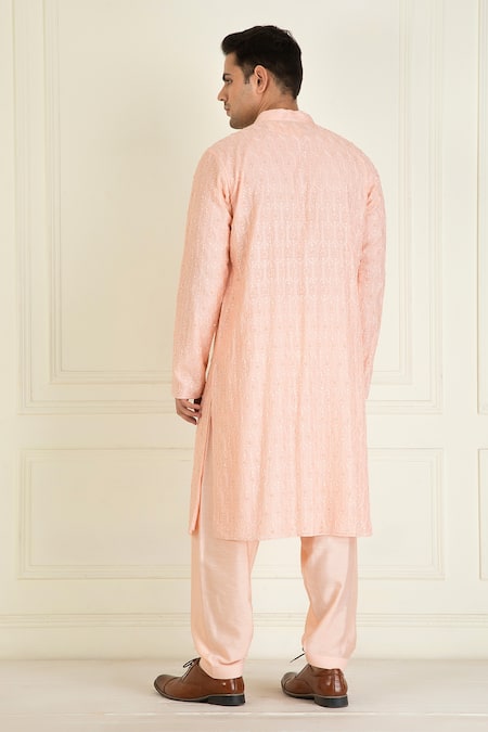 Priyanka Jain Vintage Thread Embroidered Kurta Set 