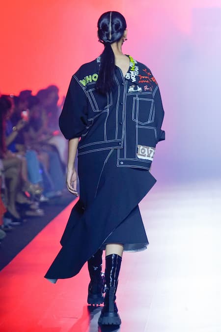 Shahin Mannan Asymmetric Skirt 