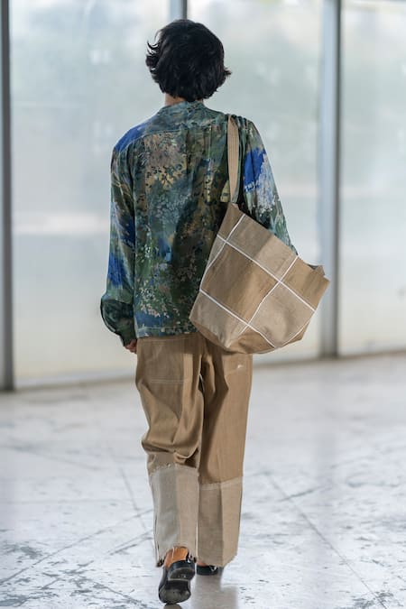 Leh Studios Wide Hem Fold Pant 