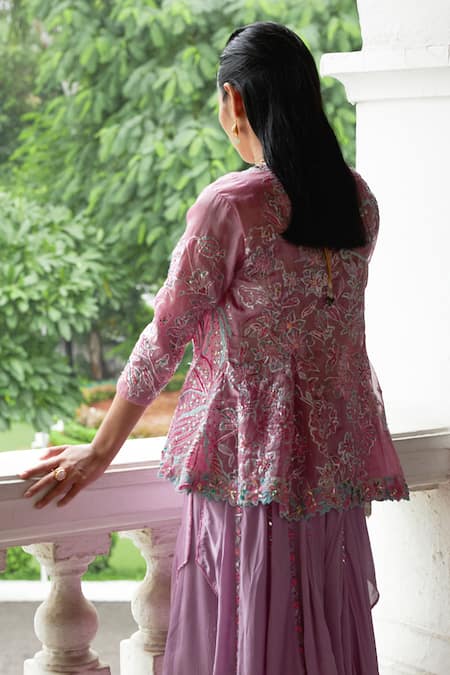 Moledro Bheeni Embroidered Jacket With Pant Set 