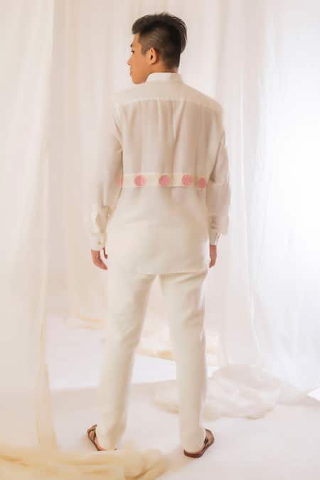 Vaani Beswal Embroidered Shirt 