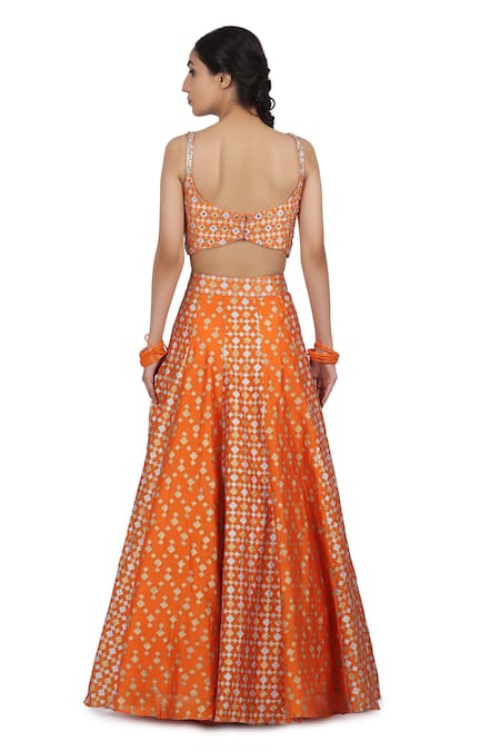Seema Nanda Noor Printed Lehenga Set 