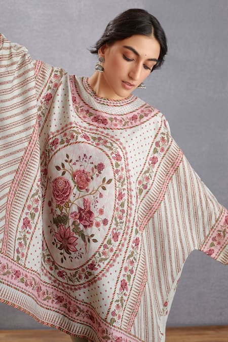 Torani Green Kaftan , Pant Cotton Silk Jaituni Zooni Kameez Set Online at Aza Fashions Torani_Green Kaftan , Pant Cotton Silk Jaituni Zooni Kameez Set _Online_at_Aza_Fashions