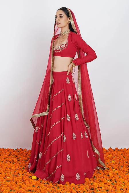 Rashi Jain Raag Hand Embroidered Lehenga Set 