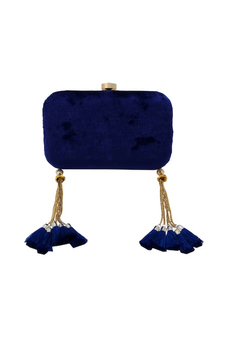 Puneet Gupta Cream Embroidery, Beads, Pearls, Chains, Tassels Elephant Print And Clutch Online at Aza Fashions Puneet Gupta_Cream Embroidery, Beads, Pearls, Chains, Tassels Elephant Print And Clutch _Online_at_Aza_Fashions