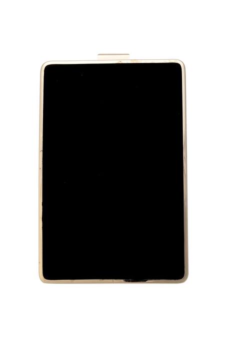 Puneet Gupta Multi Color Princess Qajar Print Clutch Online at Aza Fashions Puneet Gupta_Multi Color Princess Qajar Print Clutch_Online_at_Aza_Fashions