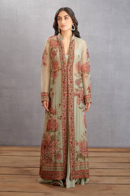 Torani Green Bralette Handwoven Chanderi, Cotton Silk Jaituni Mehreen And Set Online at Aza Fashions Torani_Green Bralette Handwoven Chanderi, Cotton Silk Jaituni Mehreen And Set _Online_at_Aza_Fashions