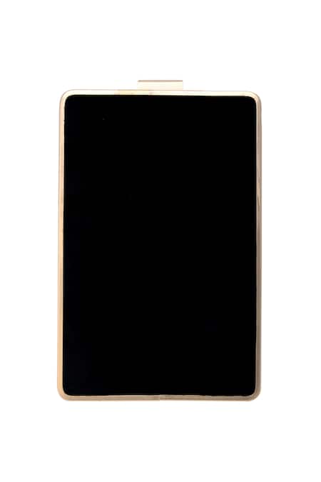 Puneet Gupta Multi Color Figurine Print Clutch Online at Aza Fashions Puneet Gupta_Multi Color Figurine Print Clutch_Online_at_Aza_Fashions