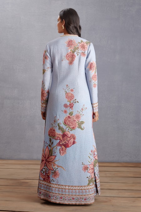 Torani Samsara Dhuni Jacquard Chogha Set 