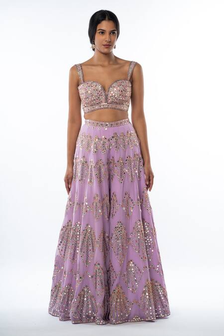 Buy Tamanna Punjabi Kapoor Purple Georgette Sweatheart Embellished Cape And Gharara Set Online at Aza Fashions Buy_Tamanna Punjabi Kapoor_Purple Georgette Sweatheart Embellished Cape And Gharara Set _Online_at_Aza_Fashions