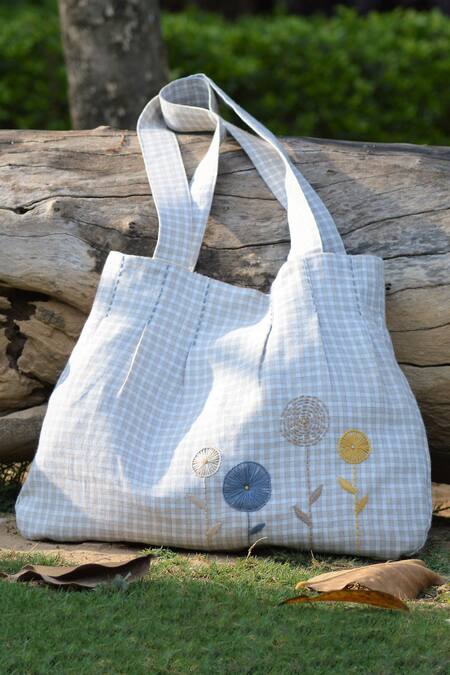 Checker Tote Bag