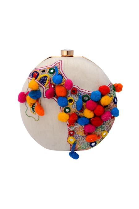 Puneet Gupta Bead Embroidered Clutch 