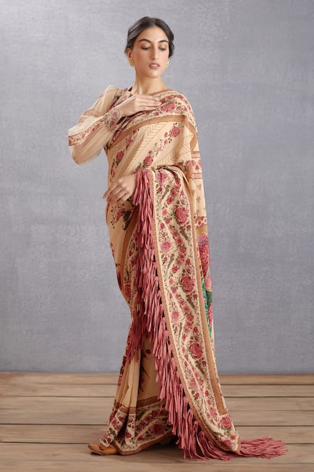 Buy Torani Beige Chintz Motifs Kasturi Taahira Saree Online at Aza Fashions Buy_Torani_Beige Chintz Motifs Kasturi Taahira Saree _Online_at_Aza_Fashions